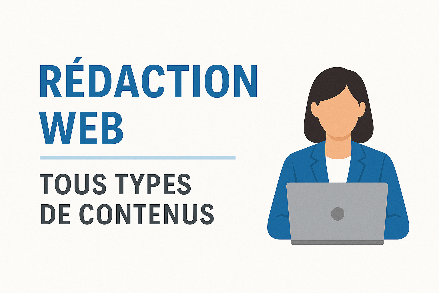 Je vais rédiger tous vos contenus web professionnels et engageants 